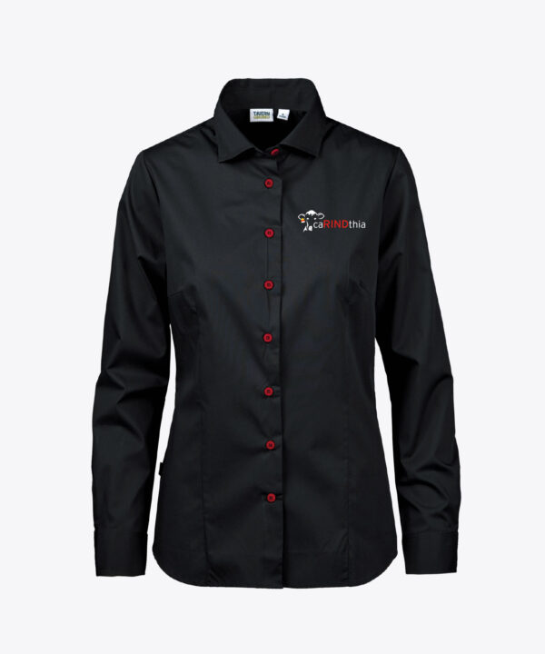 caRINDthia SÖLL Damen Bluse schwarz